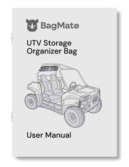 User Manual for UTV Roll Cage Storage Bag Organizer